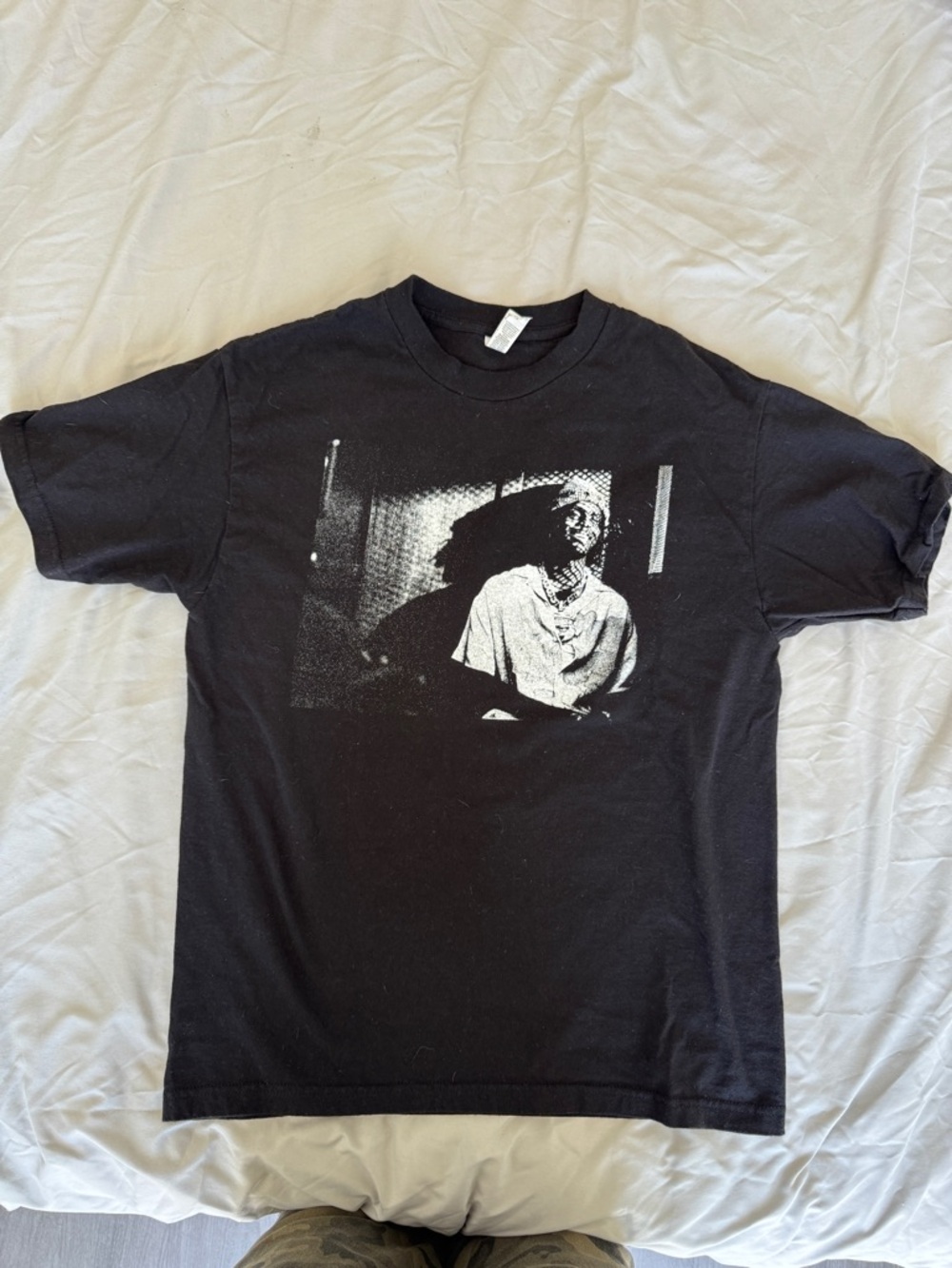 Chief Keef American Apparel Short-Sleeve Tee with Portrait Print Almighty So